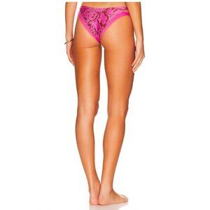 LSpace Pink Printed Bikini Bottoms Womens Size L